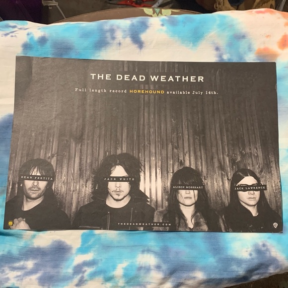 The Dead Weather Horehounds 11x16 Promotional Poster Third Man Records 2009 🎸🤘 - Picture 10 of 13